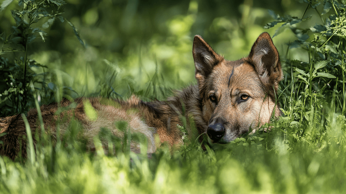 Un Chien de berger primitif robuste