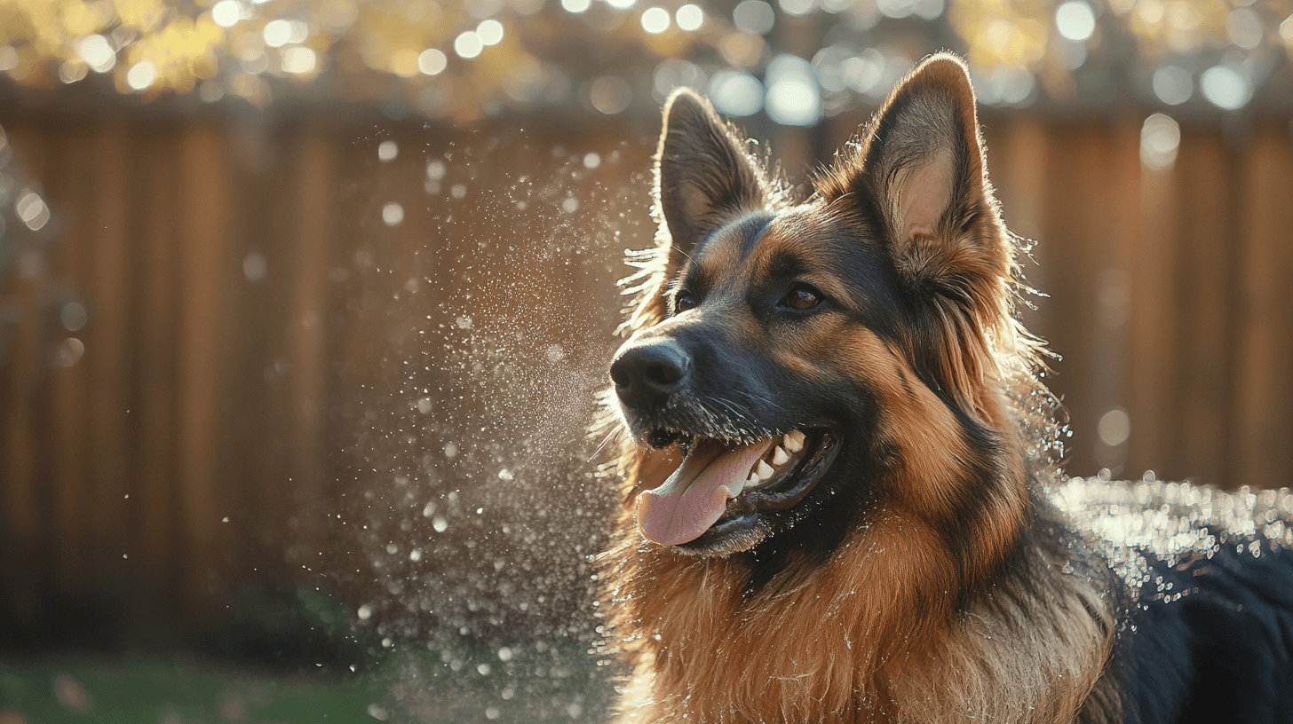 berger allemand à poil long